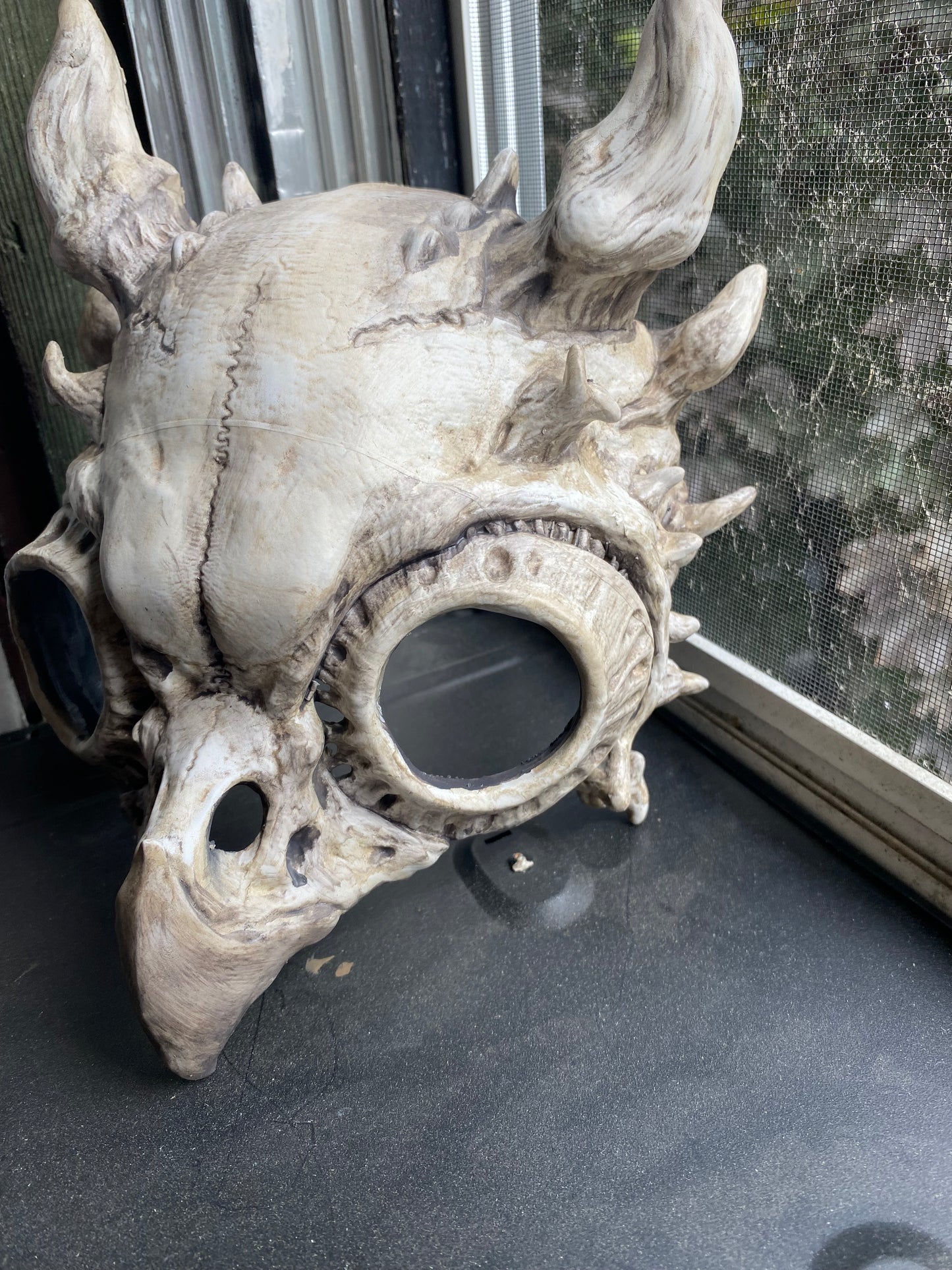 Made to order Owl Demon Skull mask