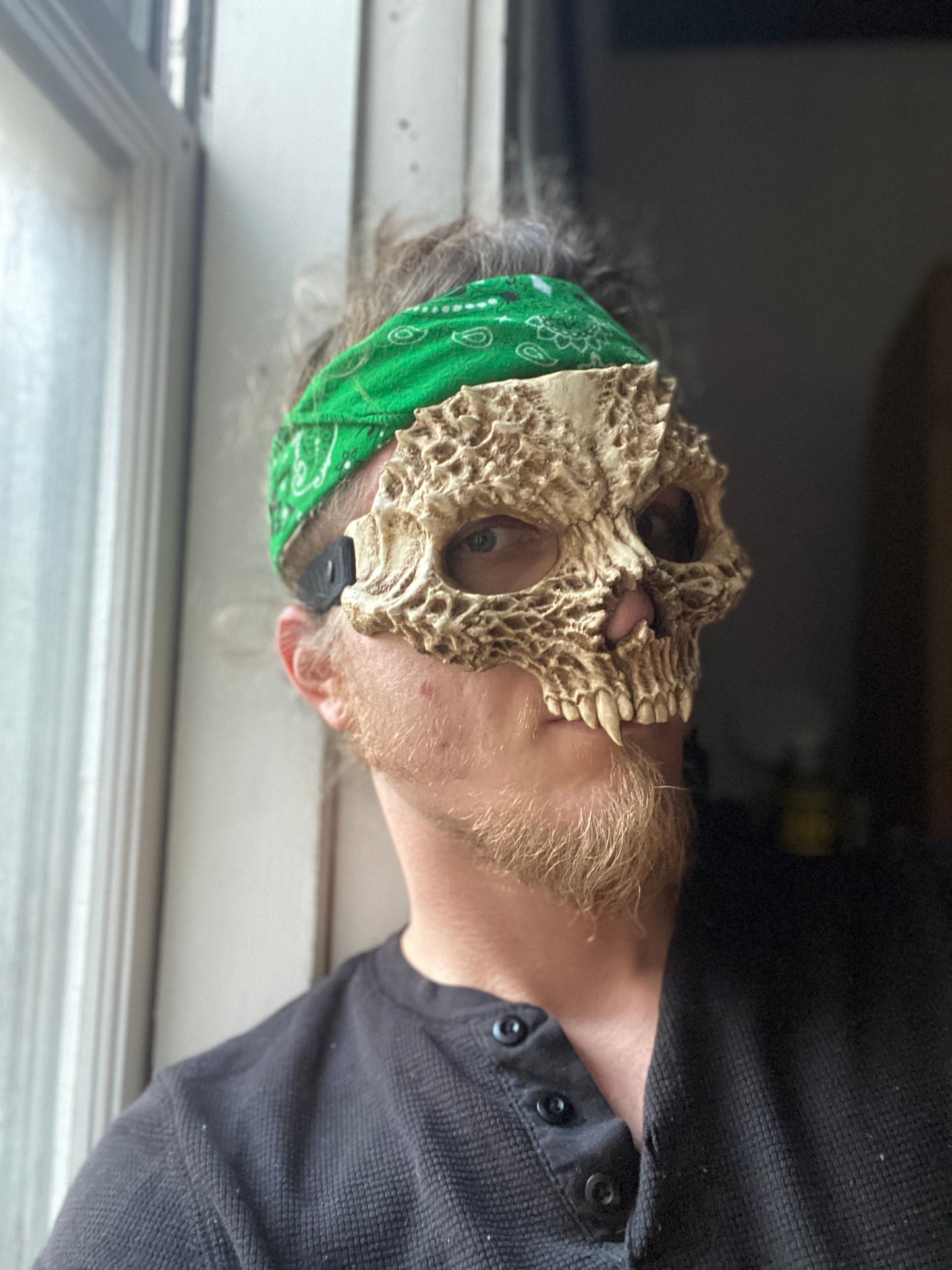 Vampire Lich skull mask, demon, horror, skull, vamp, made to order