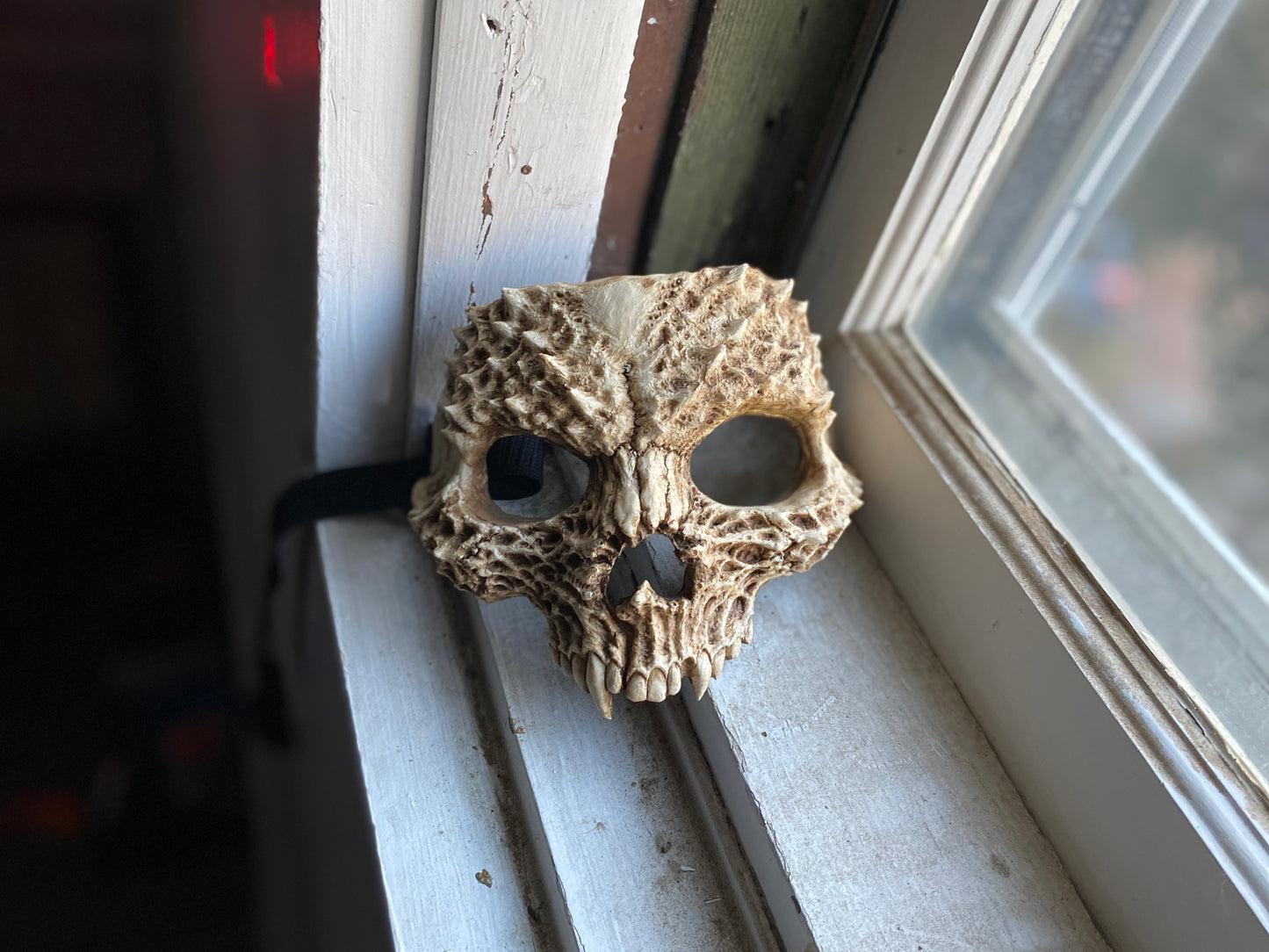 Vampire Lich skull mask, demon, horror, skull, vamp, made to order
