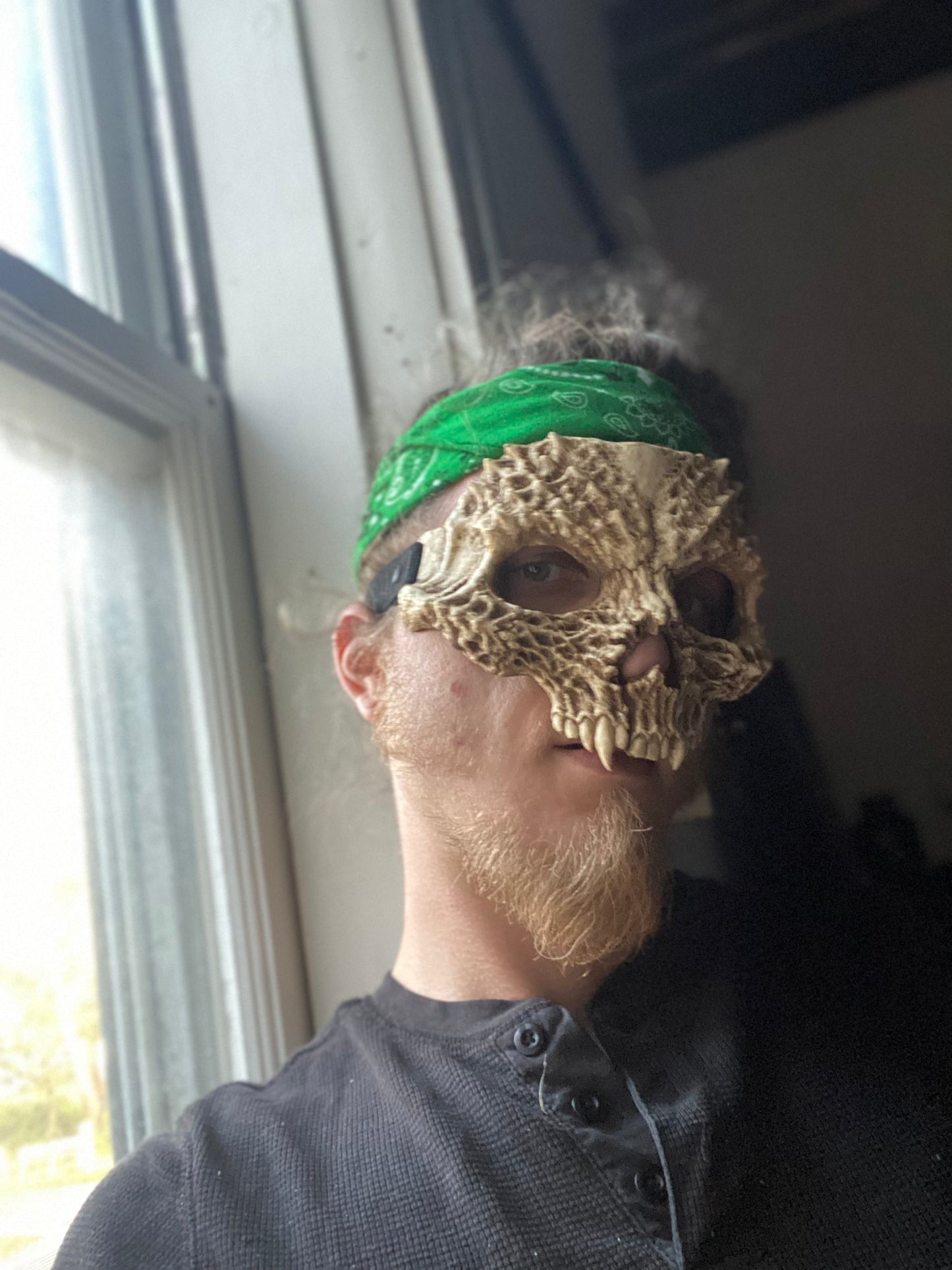 Vampire Lich skull mask, demon, horror, skull, vamp, made to order