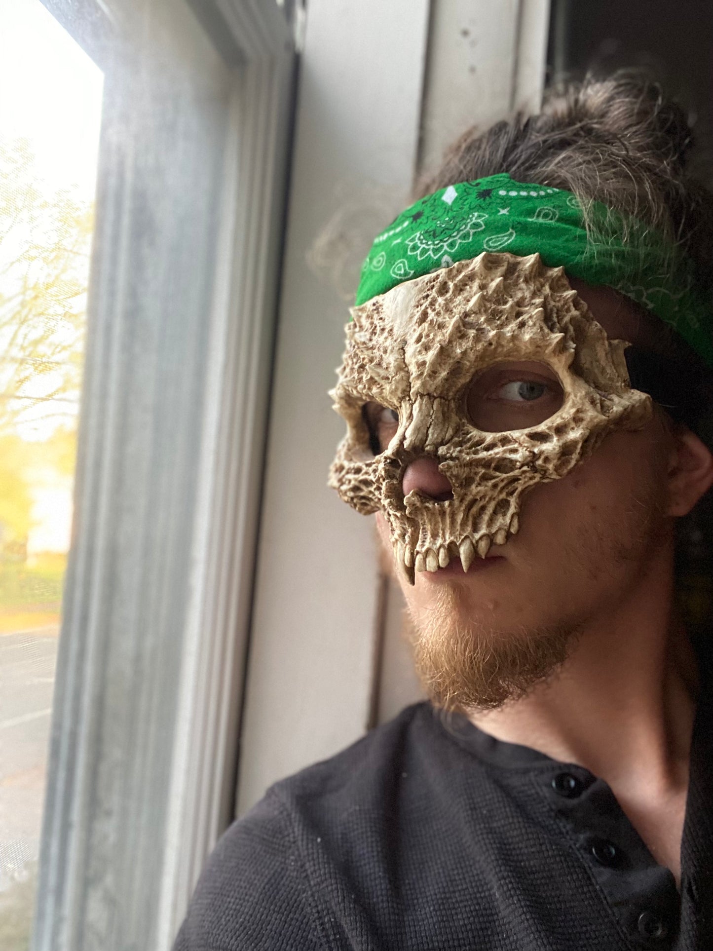Vampire Lich skull mask, demon, horror, skull, vamp, made to order